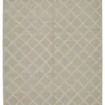 Nepal Kahverengi Pamuk Üzerine Yün El Dokuma Halı-216x277