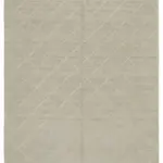 Nepal Kahverengi Pamuk Üzerine Yün El Dokuma Halı-244x305