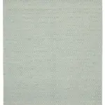 Nepal Mavi Pamuk Üzerine Yün El Dokuma Halı-246x305