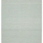 Nepal Mavi Pamuk Üzerine Yün El Dokuma Halı-246x305