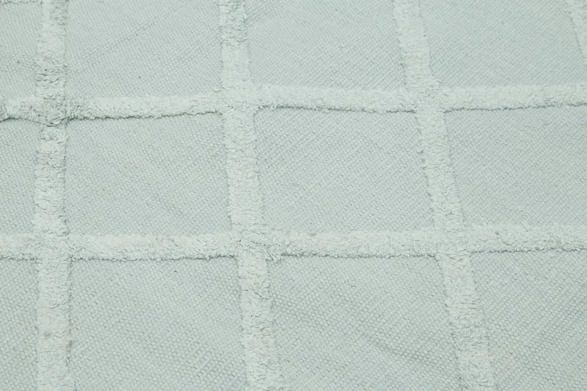 Nepal Mavi Pamuk Üzerine Yün El Dokuma Halı-246x305 - Görsel 5