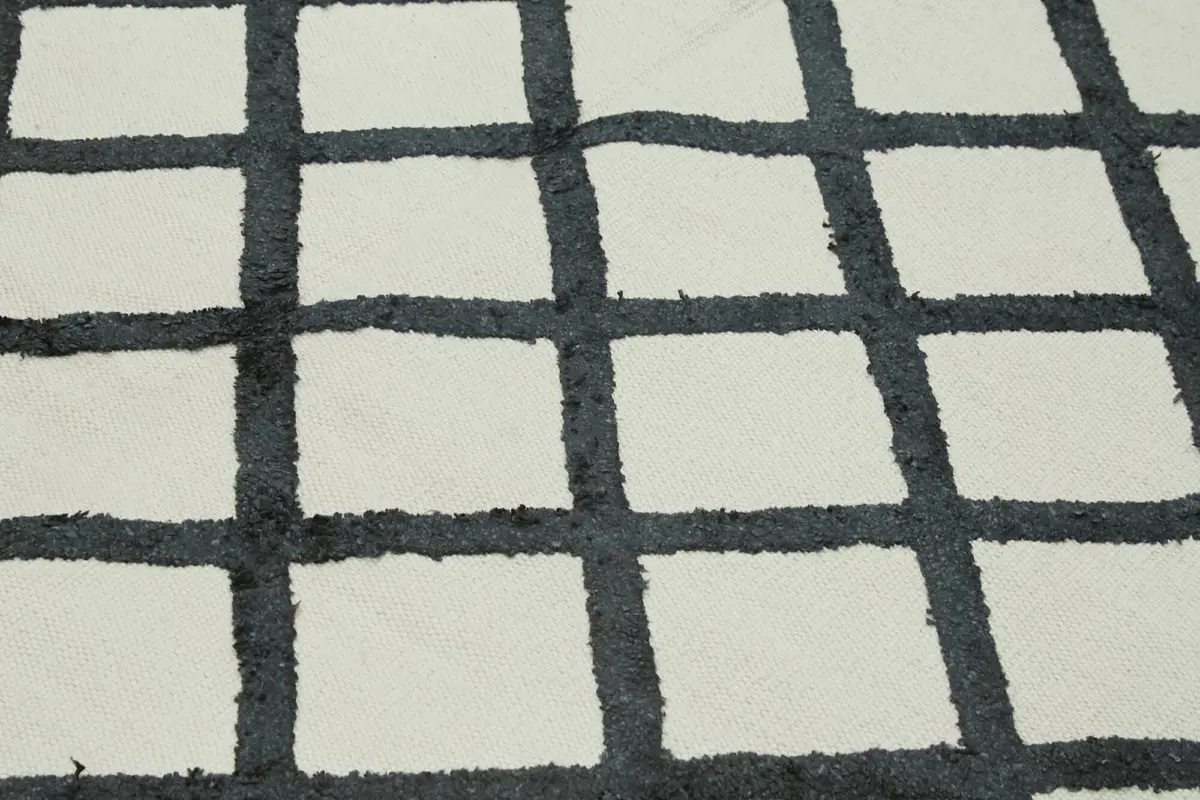 Nepal Bej Pamuk Üzerine Yün El Dokuma Halı-246x305 - Görsel 5