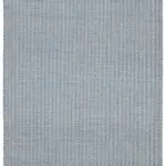 Nepal Mavi Pamuk Üzerine Yün El Dokuma Halı-246x305