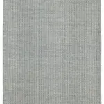 Nepal Mavi Pamuk Üzerine Yün El Dokuma Halı-244x305