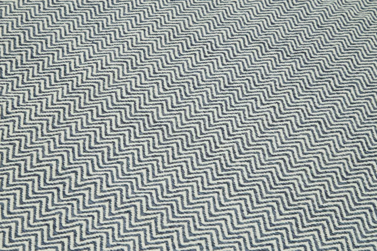 Nepal Mavi Pamuk Üzerine Yün El Dokuma Halı-246x305 - Görsel 5