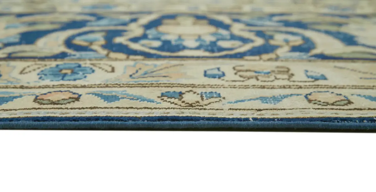 Katar Eskitme Bej Pamuk Üzerine Yün El Dokuma Halı-290x410 - Görsel 8