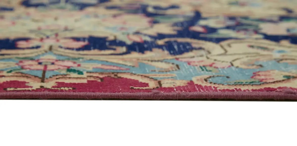 Katar Eskitme Bej Pamuk Üzerine Yün El Dokuma Halı-297x400 - Görsel 8