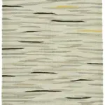 Kendir Çizgili Bej Kenevir İpinden El Dokuma Kilim-246x362