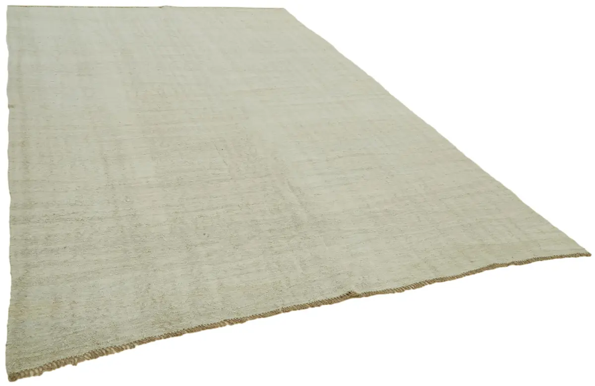 Kendir Çizgili Bej Kenevir İpinden El Dokuma Kilim-231x348 - Görsel 2