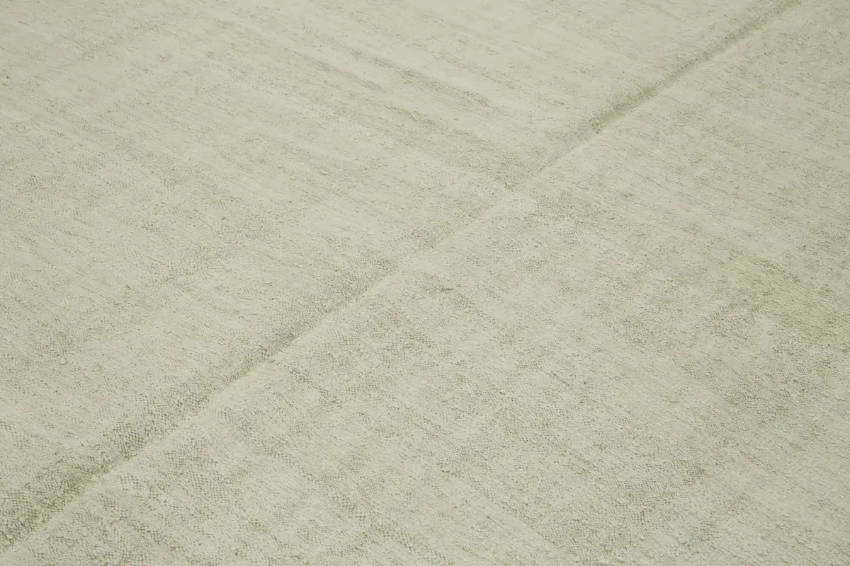 Kendir Çizgili Bej Kenevir İpinden El Dokuma Kilim-231x348 - Görsel 5