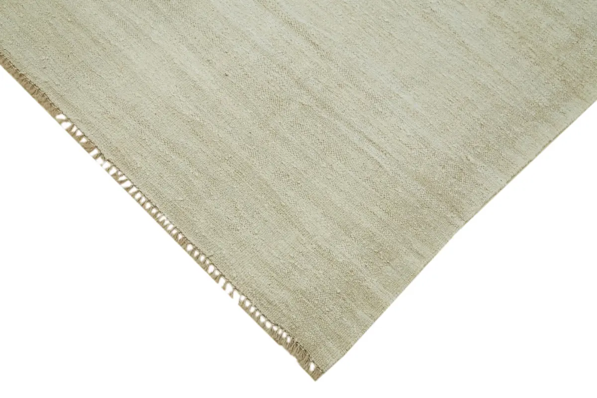 Kendir Çizgili Bej Kenevir İpinden El Dokuma Kilim-237x340 - Görsel 4