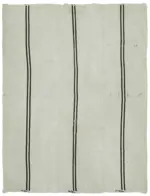 Kendir Çizgili Beyaz Kenevir İpinden El Dokuma Kilim-210x265