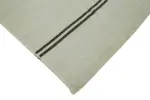 Kendir Çizgili Beyaz Kenevir İpinden El Dokuma Kilim-210x265 - Görsel 4