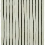 Kendir Çizgili Beyaz Kenevir İpinden El Dokuma Kilim-200x247