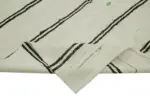 Kendir Çizgili Beyaz Kenevir İpinden El Dokuma Kilim-180x334 - Görsel 6