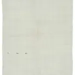 Kendir Çizgili Beyaz Kenevir İpinden El Dokuma Kilim-196x370