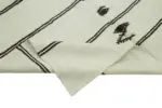 Kendir Çizgili Beyaz Kenevir İpinden El Dokuma Kilim-183x366 - Görsel 6