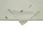 Kendir Çizgili Beyaz Kenevir İpinden El Dokuma Kilim-187x360 - Görsel 6