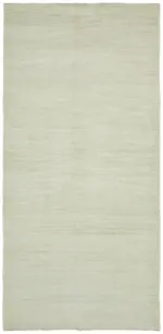 Kendir Çizgili Bej Kenevir İpinden El Dokuma Kilim-223x446