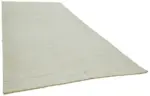 Kendir Çizgili Beyaz Kenevir İpinden El Dokuma Kilim-223x447 - Görsel 2