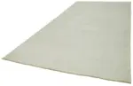 Kendir Çizgili Beyaz Kenevir İpinden El Dokuma Kilim-223x447 - Görsel 3
