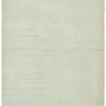 Kendir Çizgili Beyaz Kenevir İpinden El Dokuma Kilim-240x345