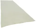 Kendir Çizgili Beyaz Kenevir İpinden El Dokuma Kilim-178x436 - Görsel 2