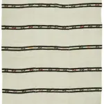 Kendir Çizgili Bej Kenevir İpinden El Dokuma Kilim-192x376