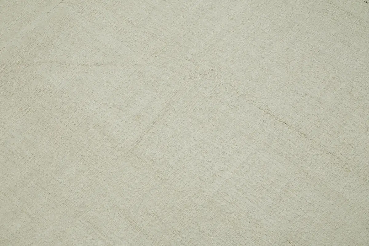 Kendir Çizgili Bej Kenevir İpinden El Dokuma Kilim-210x292 - Görsel 5