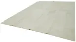 Kendir Çizgili Beyaz Kenevir İpinden El Dokuma Kilim-300x400 - Görsel 3