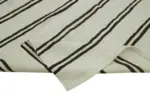 Kendir Çizgili Beyaz Kenevir İpinden El Dokuma Kilim-210x392 - Görsel 6