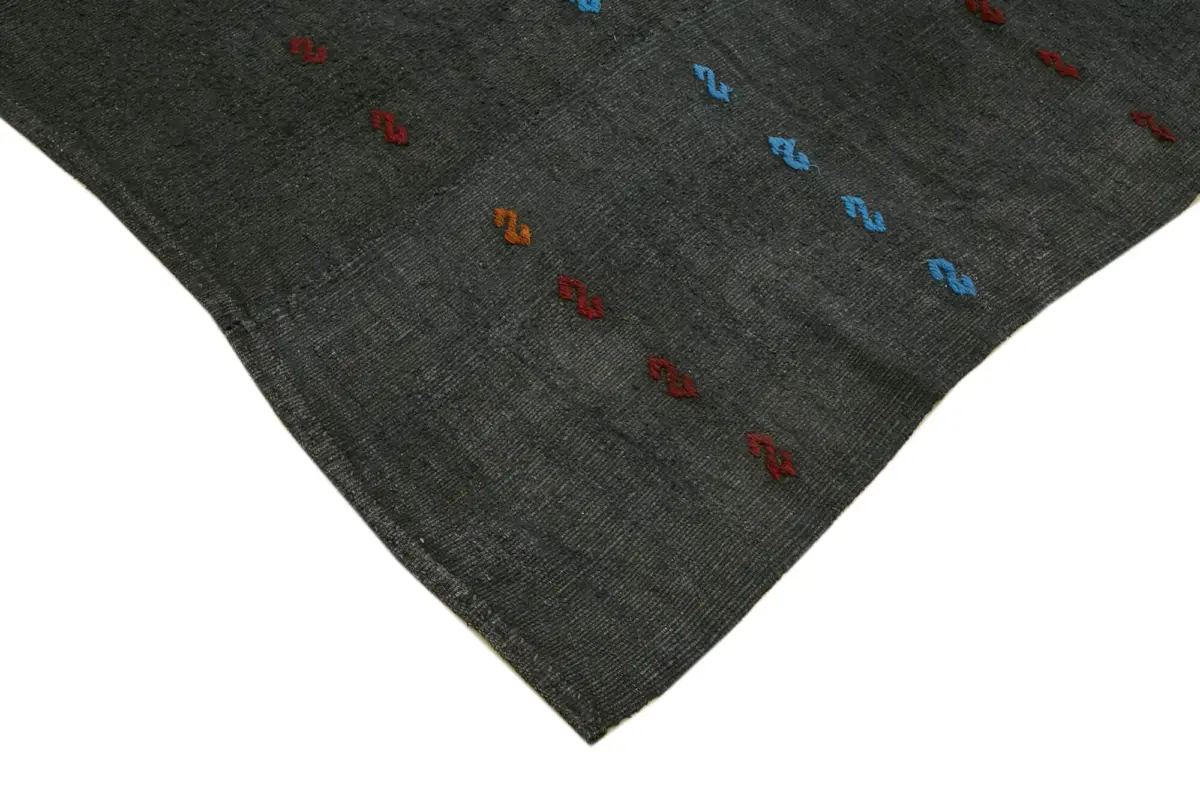 Kendir Çizgili Gri Kenevir İpinden El Dokuma Kilim-300x370 - Görsel 4