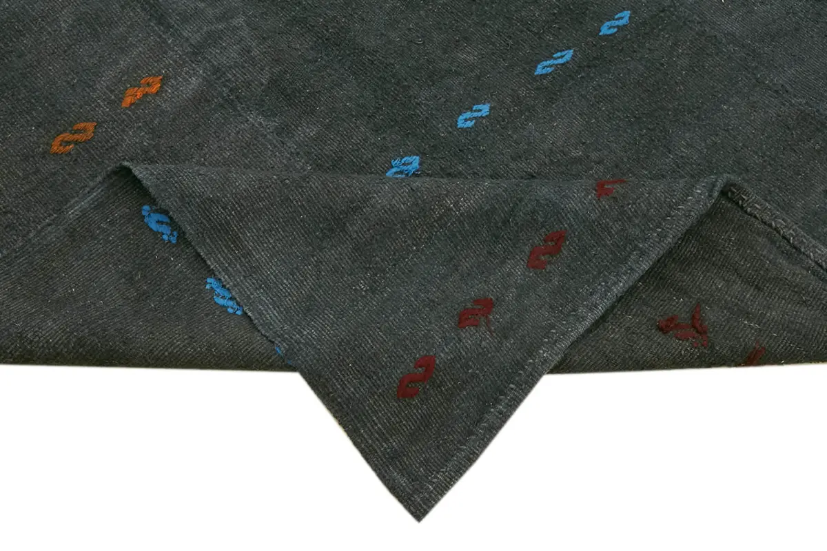 Kendir Çizgili Gri Kenevir İpinden El Dokuma Kilim-300x370 - Görsel 6