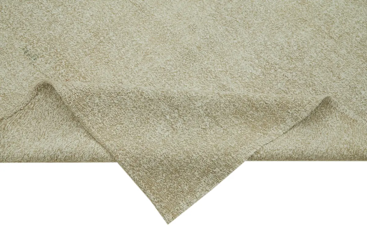 Kendir Çizgili Bej Kenevir İpinden El Dokuma Kilim-155x290 - Görsel 6