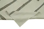 Kendir Çizgili Beyaz Kenevir İpinden El Dokuma Kilim-170x354 - Görsel 6