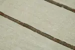 Kendir Çizgili Bej Kenevir İpinden El Dokuma Kilim-190x353 - Görsel 5