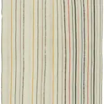 Kendir Çizgili Multi Kenevir İpinden El Dokuma Kilim-150x214