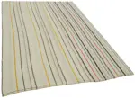 Kendir Çizgili Multi Kenevir İpinden El Dokuma Kilim-150x214 - Görsel 2