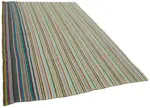 Kendir Çizgili Multi Kenevir İpinden El Dokuma Kilim-168x253 - Görsel 2