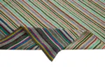 Kendir Çizgili Multi Kenevir İpinden El Dokuma Kilim-168x253 - Görsel 6
