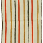 Kendir Çizgili Multi Kenevir İpinden El Dokuma Kilim-070x240