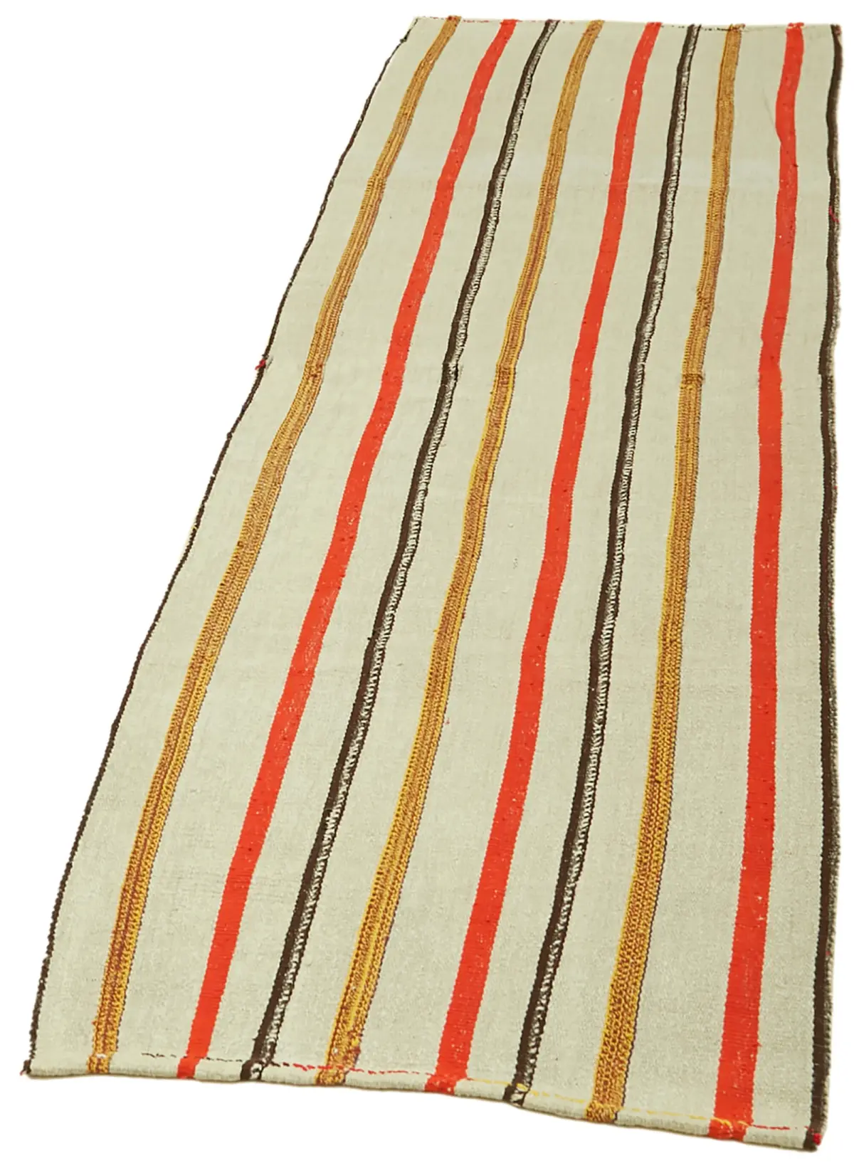 Kendir Çizgili Multi Kenevir İpinden El Dokuma Kilim-070x240 - Görsel 3