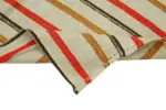 Kendir Çizgili Multi Kenevir İpinden El Dokuma Kilim-070x240 - Görsel 6