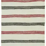 Kendir Çizgili Bej Kenevir İpinden El Dokuma Kilim-167x390