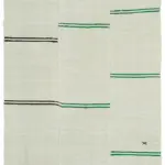 Kendir Çizgili Bej Kenevir İpinden El Dokuma Kilim-166x390