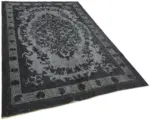 Oyma Gri Pamuk Üzerine Yün El Dokuma Kilim-176x263 - Görsel 2