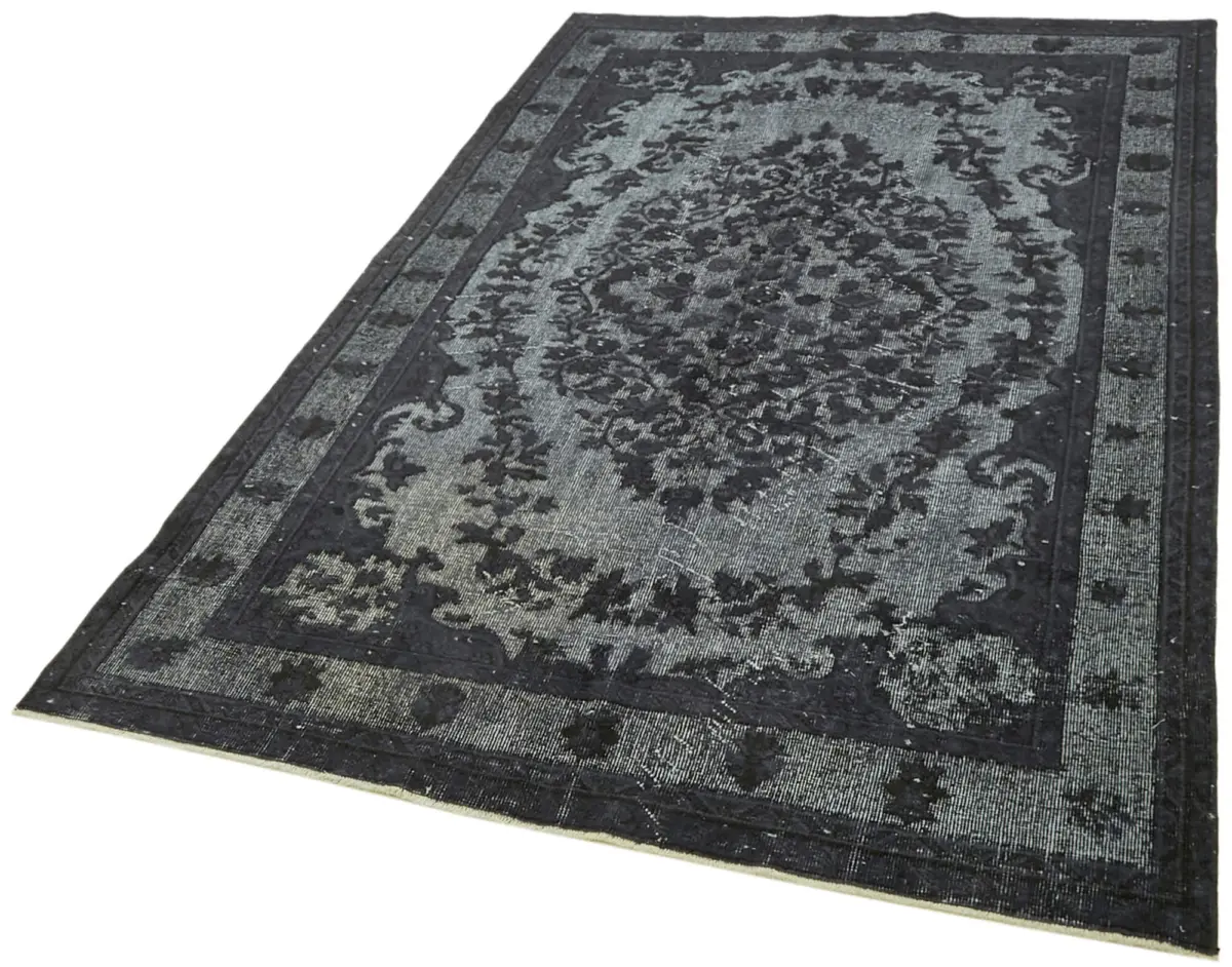 Oyma Gri Pamuk Üzerine Yün El Dokuma Kilim-176x263 - Görsel 3