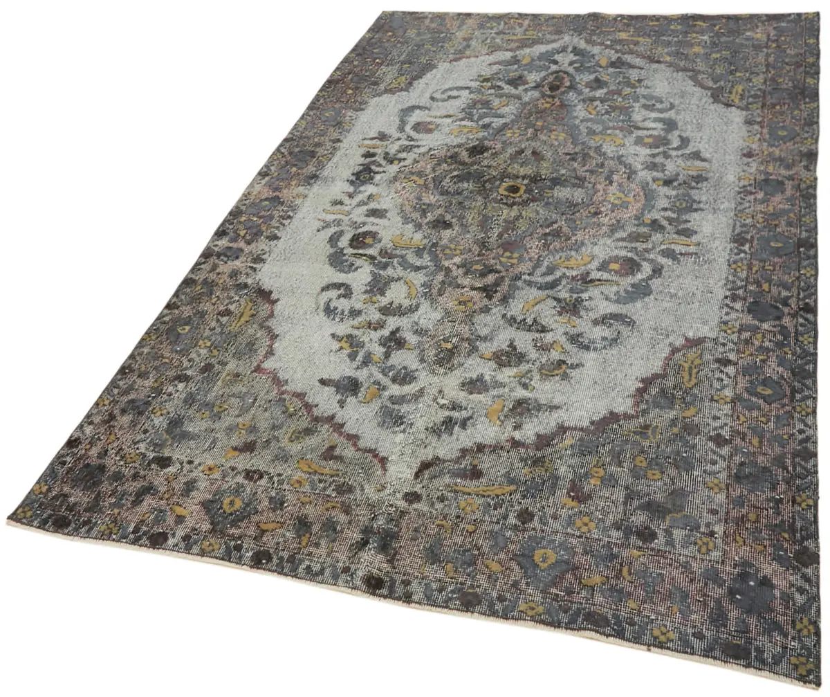 Oyma Gri Pamuk Üzerine Yün El Dokuma Kilim-169x263 - Görsel 3