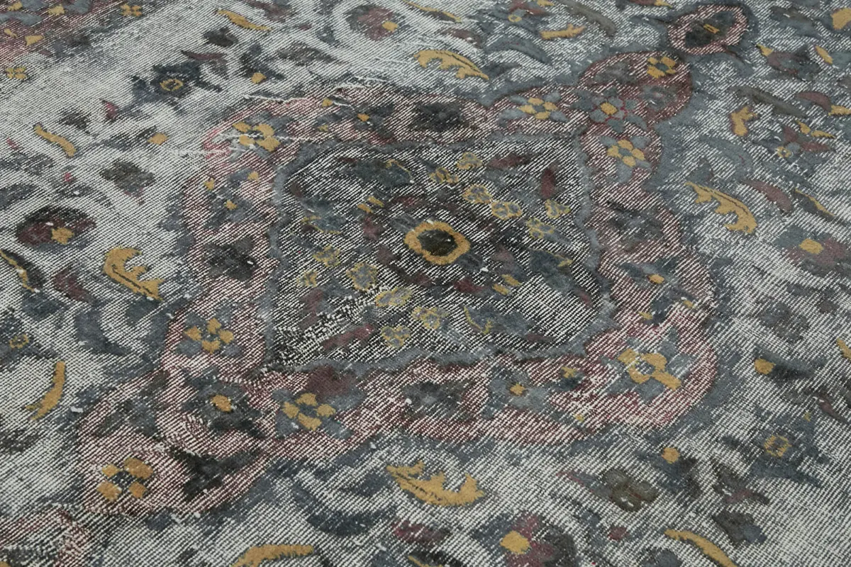 Oyma Gri Pamuk Üzerine Yün El Dokuma Kilim-169x263 - Görsel 5