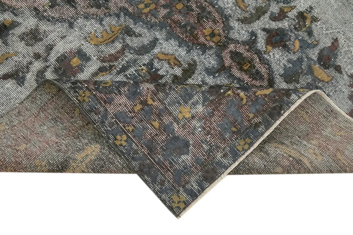 Oyma Gri Pamuk Üzerine Yün El Dokuma Kilim-169x263 - Görsel 6
